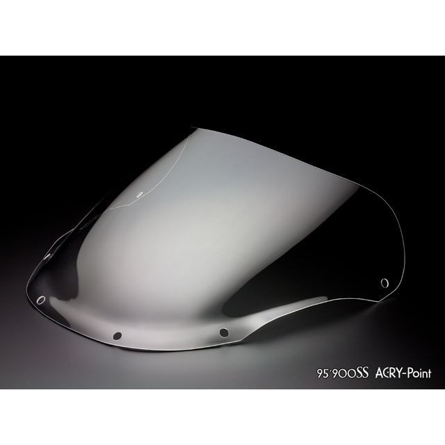 アクリポイント スーパースポーツ900 900SS 1995-1997用スクリーン ストリート（クリア） ACRY-Point バイクの通販は