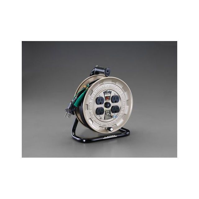 エスコ AC125V/15A/10m コードリール（温度センサー・接地付） ESCO 9,874円