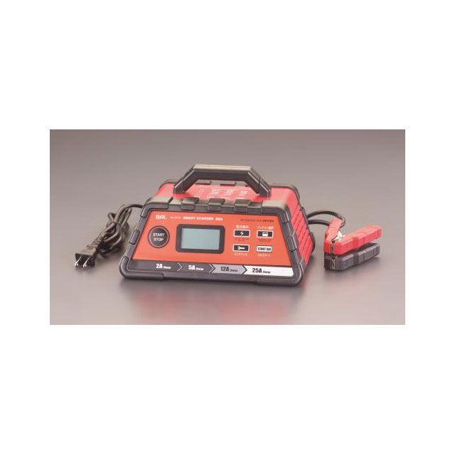 エスコ AC100V→DC12V・24V バッテリーチャージャー ESCO 車 自動車の通販は 18,412円