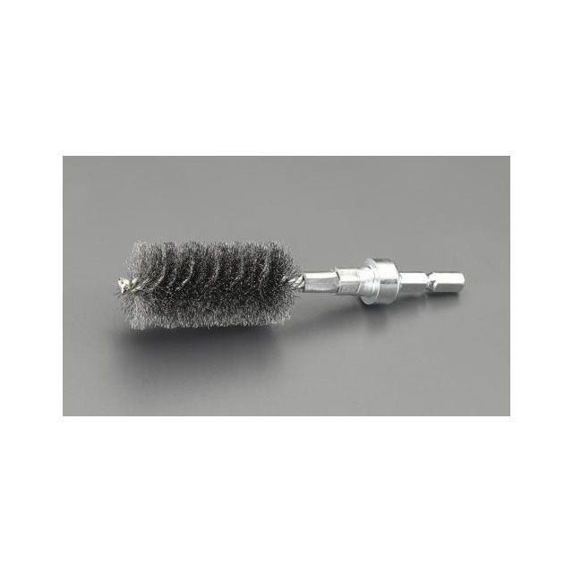 エスコ 50x50mm 6角軸 ワイヤーブラシ（鋼線） ESCO バイク 車 自動車 自転車の通販は