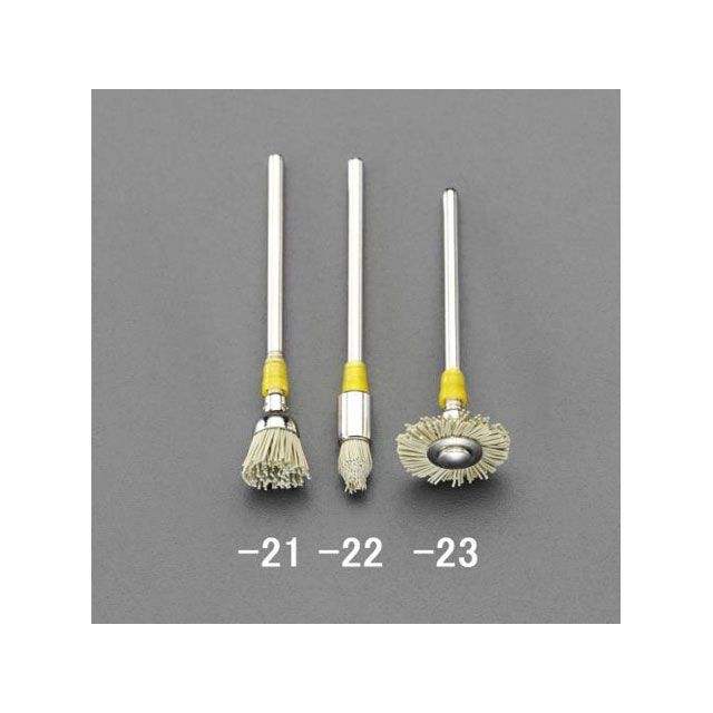 エスコ 15x3mm ダイヤモンド砥粒付ポリエステルブラシ（3mm軸） ESCO バイク 車 自動車 自転車の通販は 4,613円