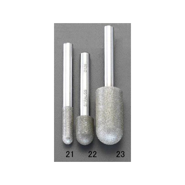 エスコ 10x15x55mm ダイヤモンドバー（6mm軸） ESCO