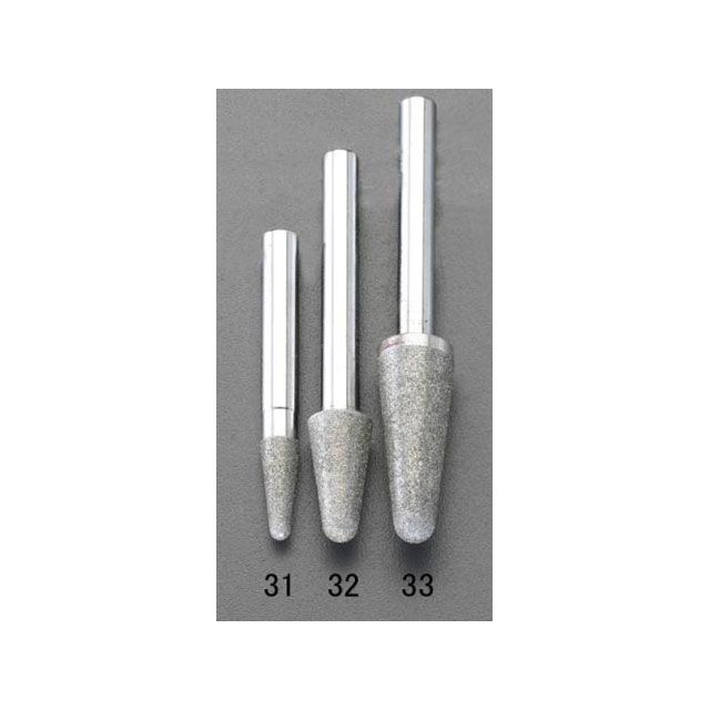 エスコ 12x30x70mm ダイヤモンドバー（6mm軸） ESCO