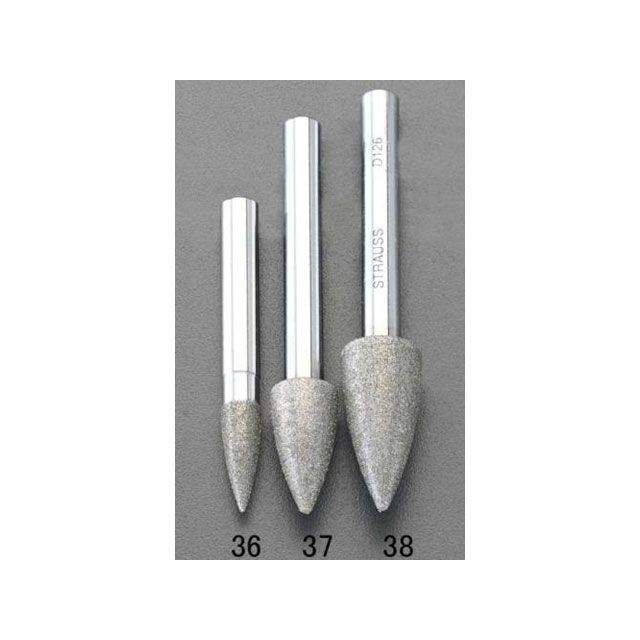 エスコ 12x25x70mm ダイヤモンドバー（6mm軸） ESCO 5,833円