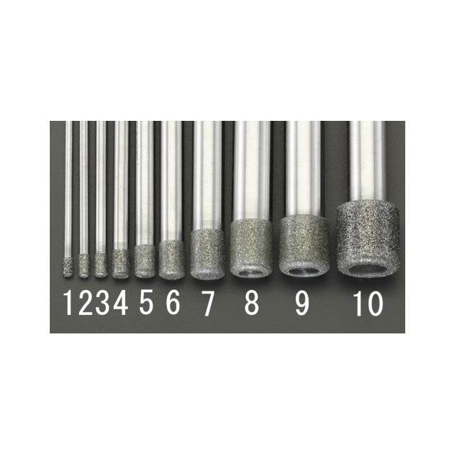 エスコ 8.5x10.0x100mm ダイヤモンドバー（8mm軸） ESCO