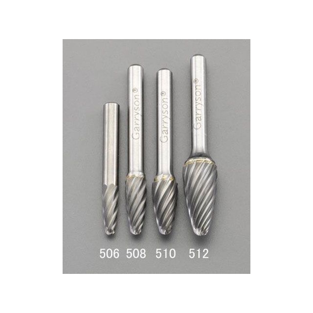 エスコ 快削 6x16mm/6mm軸 超硬カッター（ステンレス用） ESCO