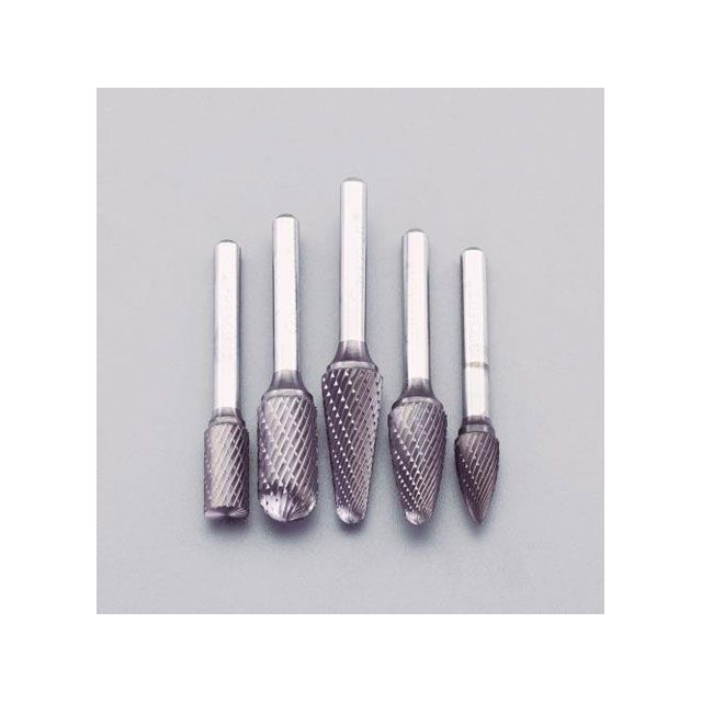 エスコ 5本組 TiAlNコート 超硬バー（6mm軸） ESCO バイク 車 自動車 自転車の通販は 23,086円