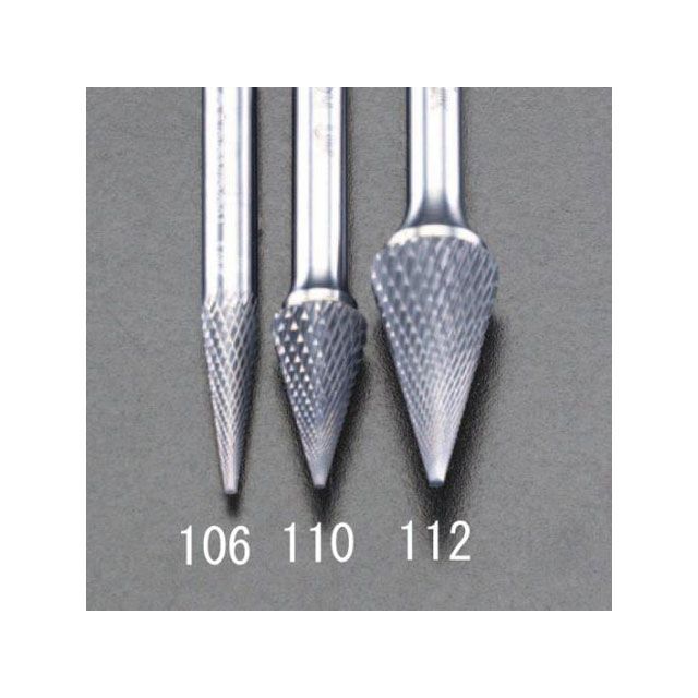 エスコ 12x22mm/6mm軸 Coated 超硬バー ESCO