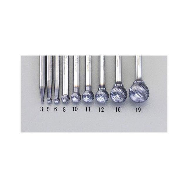 エスコ 11x9.9mm/6mm軸 Coated 超硬バー ESCO バイク 車 自動車 自転車の通販は