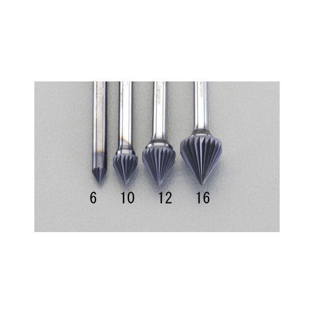 エスコ 12x11mm/6mm軸 Coated 超硬バー ESCO バイク 車 自動車 自転車の通販は 5,116円