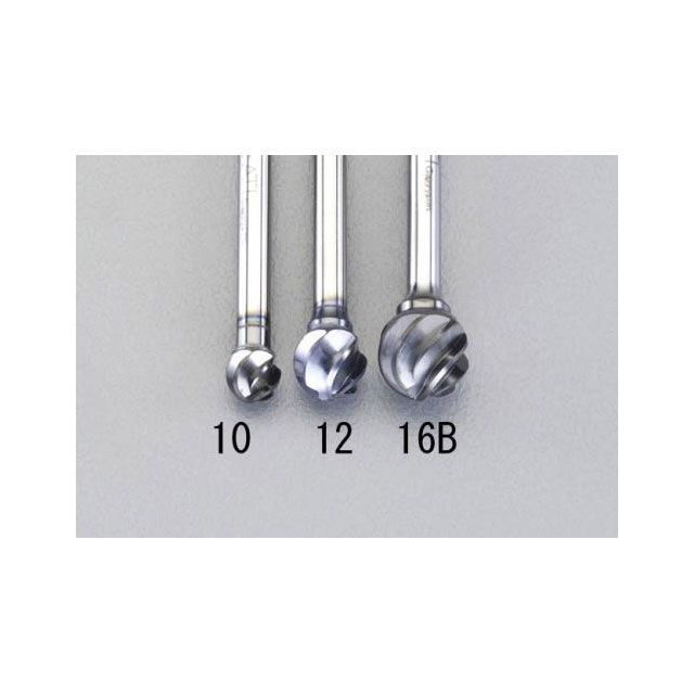 エスコ 16x14.4mm/6mm軸 Coated 超硬バー（アルミ用） ESCO