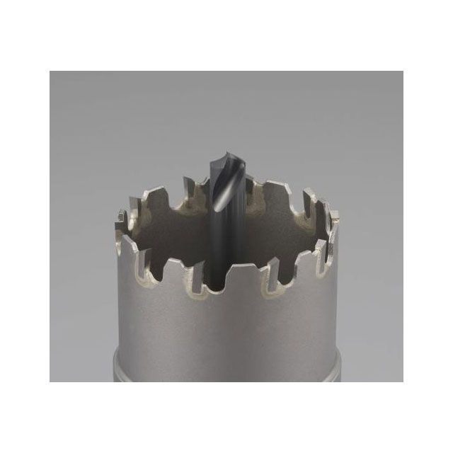 エスコ 55mm超硬付パイプ用ホールソー ESCO