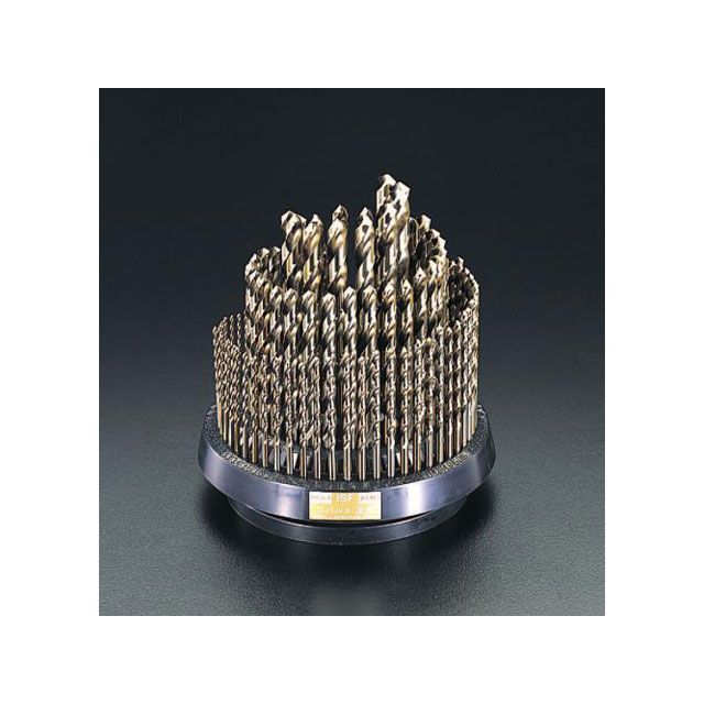 エスコ 1.0- 13mm/100本組 ストレートドリル（Co-HSS） ESCO