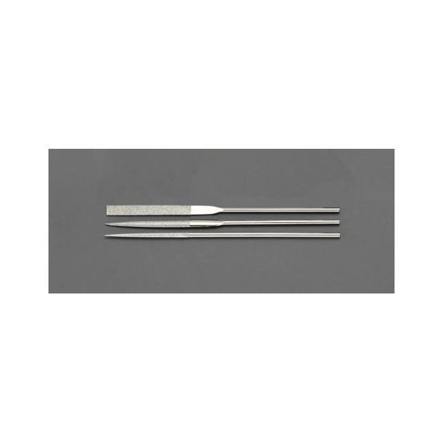 エスコ 140mm/#600 ダイヤモンドヤスリ（精密・3種・3本組） ESCO