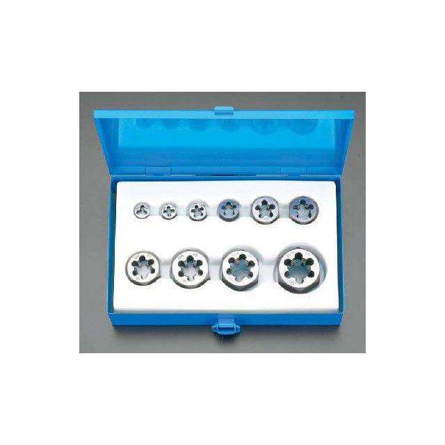 エスコ M5 - M22 六角ダイスセット（細目/SKS2） ESCO バイク 車 自動車 自転車の通販は 42,439円