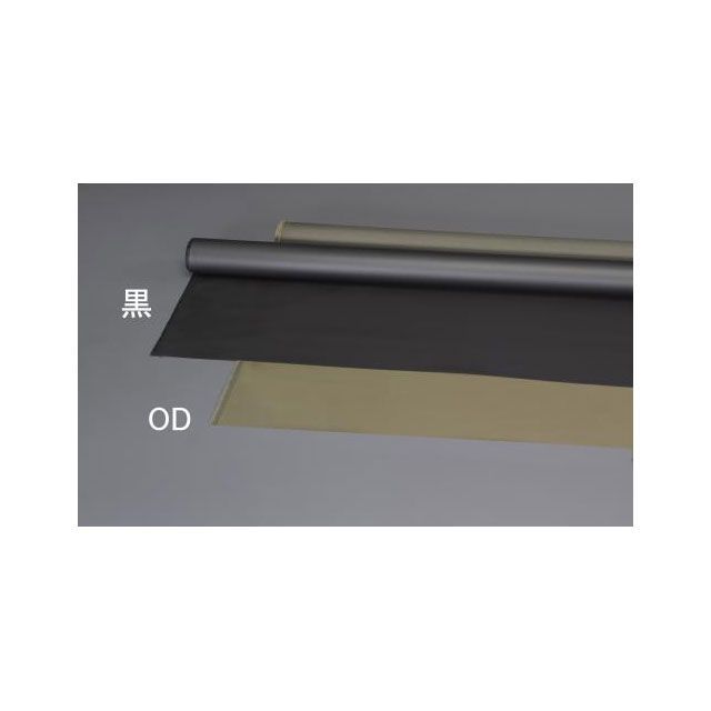 エスコ 1.1 x 5m/0.6mm ナイロンシート（裏面PVCコート/OD） ESCO