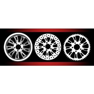 部品屋K&W 汎用 ASPEN/RENEGADE WHEELS 材質 ポリッシュ サイズ Pulleys K&W_2