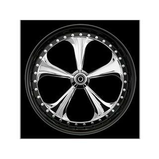 部品屋K&W 汎用 MULTI-PICE TAHOE/RENEGADE WHEELS 材質：クロームメッキ サイズ：Pulleys K&W バイクの通販は