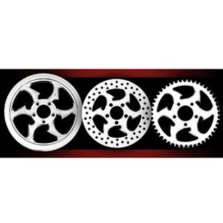 部品屋K&W 汎用 MULTI-PICE VENICE/RENEGADE WHEELS 材質 ポリッシュ サイズ Floating_Roter K&W