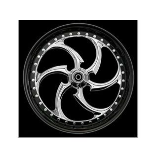 部品屋K&W 汎用 MULTI-PICE VENICE/RENEGADE WHEELS 材質:クロームメッキ サイズ:19×3in K&W バイクの通販は