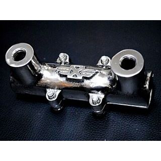 部品屋K&amp;W ハーレー LOWBROW CUSTOMS製クランプステンレスライザー K&amp;W