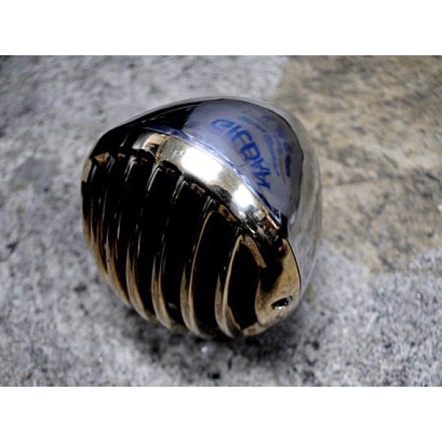 部品屋K&W 汎用 ビレットバードゲージヘッドライト（アルミ/真鍮） K&W