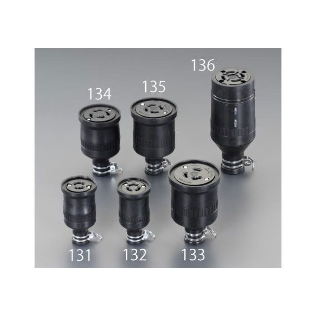 エスコ 250V/30A 防水型引掛けコネクター（接地3P） ESCO バイク 車 自動車 自転車の通販は 5,059円