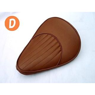 部品屋K&W 汎用 ソロシート タイプD カラー 薄茶 K&W バイクの通販は