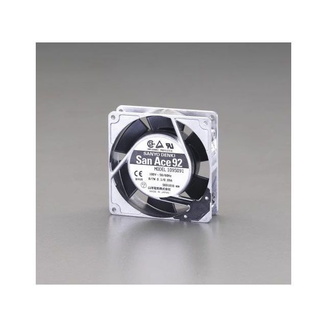 エスコ 92x 92mm/25mm（AC200V） ファン ESCO バイク 車 自動車 自転車の通販は 5,323円