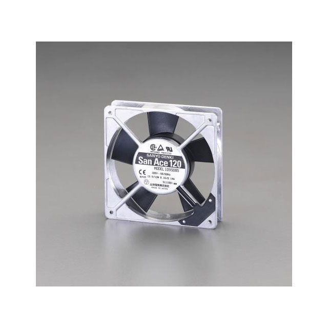 エスコ 120x120mm/25mm（AC200V） ファン ESCO バイク 車 自動車 自転車
