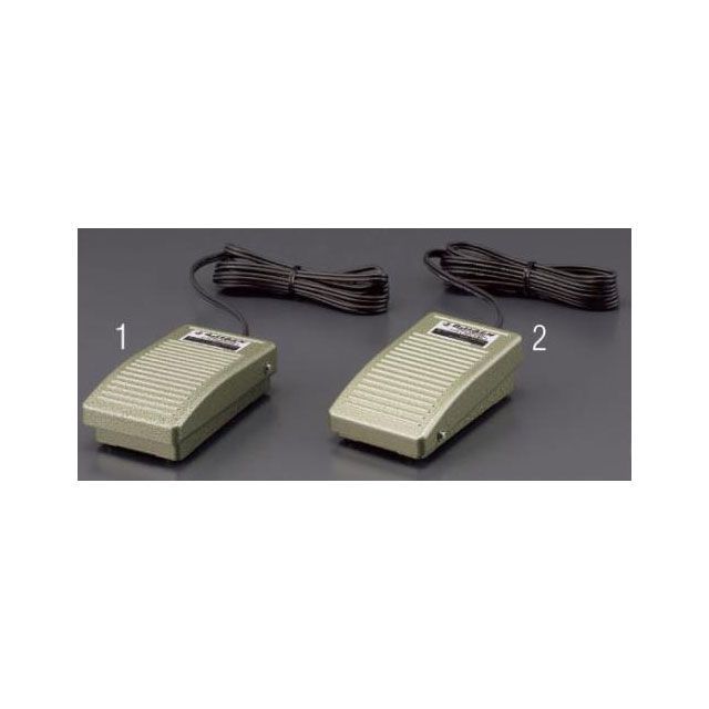 エスコ AC250V 1a 2連フットスイッチ（小型機器用） ESCO バイク 車 自動車 自転車の通販は