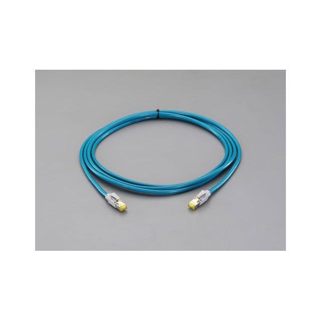 エスコ 15 m 産業用イーサネットLANケーブル（カテゴリー6準拠） ESCO