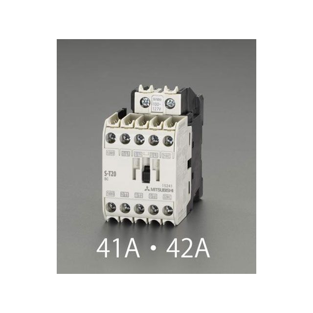 エスコ 100V/200V・3.7kW 電磁接触器（非可逆） ESCO バイク 車 自動車 自転車の通販は