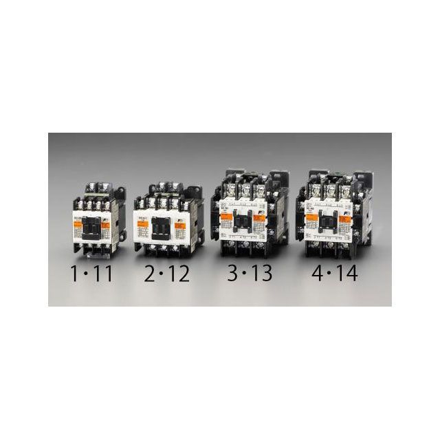エスコ 200V/200V・5.5 kw 電磁接触器（標準形） ESCO バイク 車