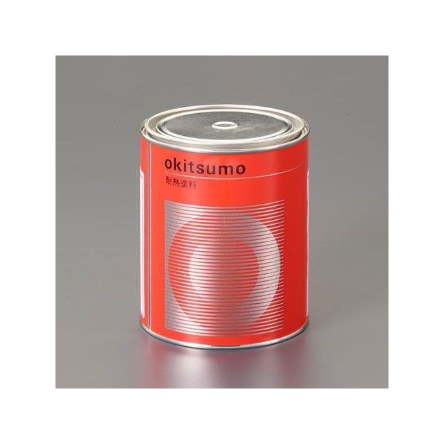 エスコ 1.0kg 耐熱塗料（艶消し/黒） ESCO