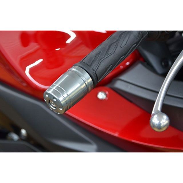 アグラス B-KING GSX250R アルミバーエンド カラー ゴールド AGRAS