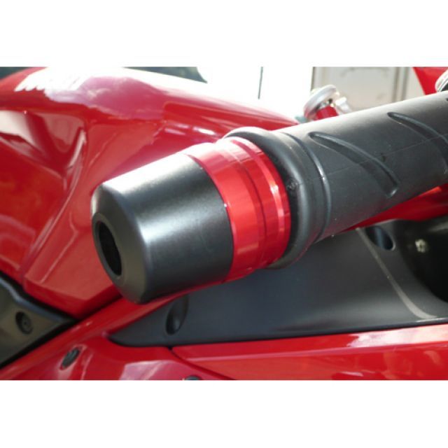 アグラス バーエンド 2ピース カラー ブルー/ホワイト AGRAS バイクの通販は 6,405円