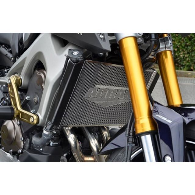 アグラス MT-09 ラジエターコアガード タイプ Bタイプ（AGRASロゴ無し） AGRAS バイク