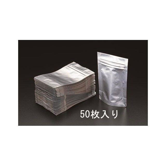 エスコ 220x300mm アルミ袋（チャック付/50枚） ESCO 6,487円