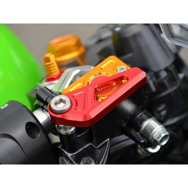 アグラス Ninja250SL フロントマスターキャップ＆ガードセット カラー レッド AGRAS