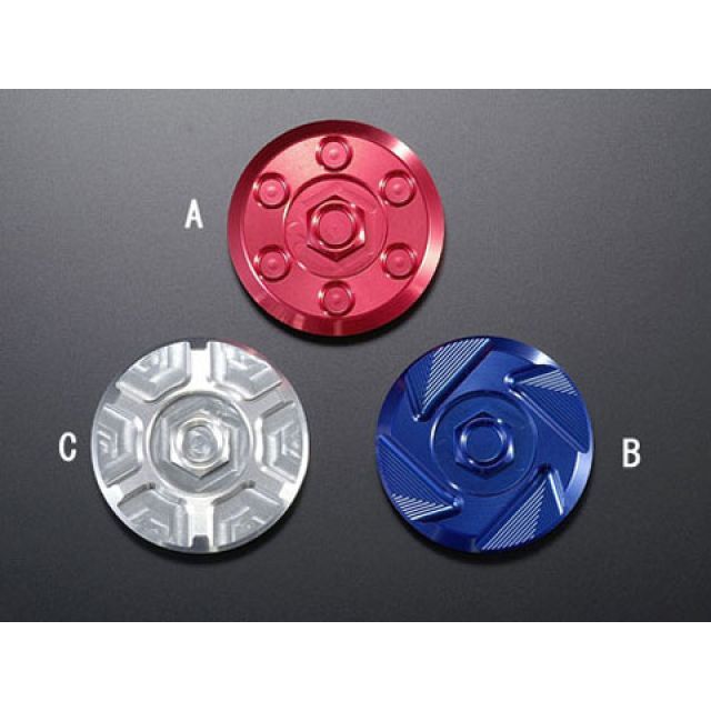 アグラス クラッチレリーズアジャストカバー Aタイプ カラー ブルー AGRAS バイクの通販は