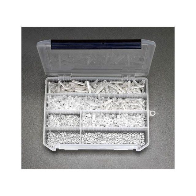 エスコ M3-M6 プラスチックねじセット（ポリカーボネート） ESCO