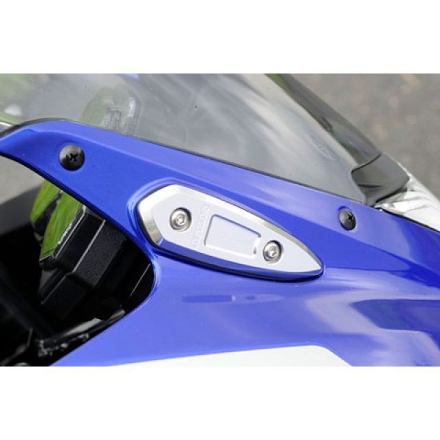 アグラス YZF-R25 ミラーキャンセラー カラー ブルー AGRAS バイク