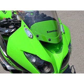 アグラス ZX-6R ミラーキャンセラー カラー ブルー AGRAS バイク