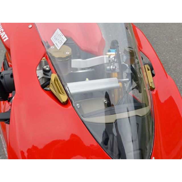 アグラス 1199 Panigale ミラーキャンセラー カラー ゴールド AGRAS バイク