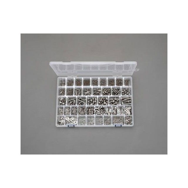 エスコ M2- M6 トラス小ねじ・ナット・ワッシャーセット（ステンレス製） ESCO バイク 車 自動車 自転車の通販は