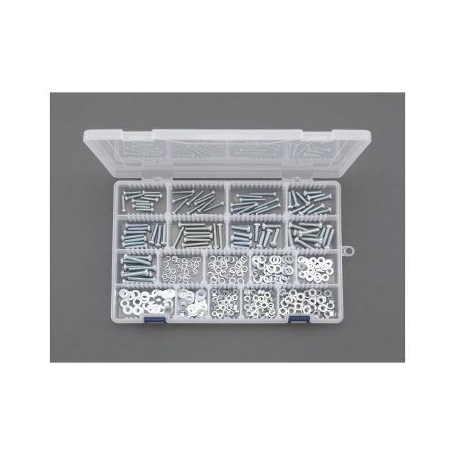 エスコ M4・M5・M6 鍋小ねじ・ナット・ワッシャーセット（ユニクロメッキ） ESCO バイク 車 自動車 自転車の通販は