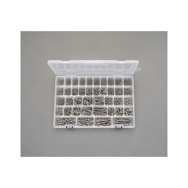 エスコ 2- 6mm 鍋 頭 タッピングビスセット（ステンレス製） ESCO