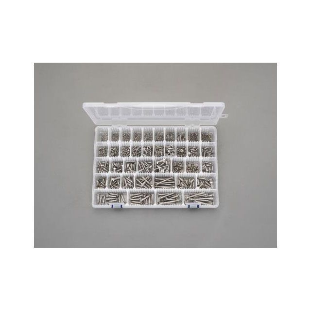 エスコ 2- 6mm 皿 頭 タッピングビスセット（ステンレス製） ESCO