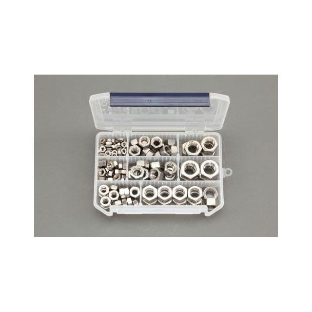 エスコ M6-M20 六角ナットセット（ステンレス製） ESCO バイク 車 自動車 自転車の通販は